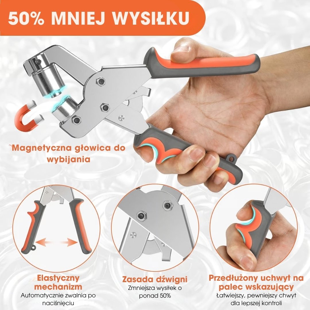 RingPress™ - Profesjonalny zestaw do oczek