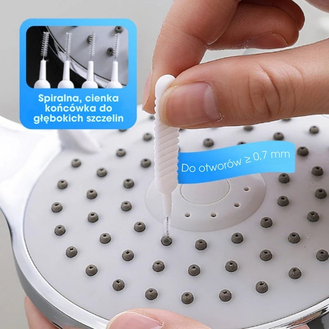 FlowBrush™ - Szczoteczka do czyszczenia słuchawki prysznicowej