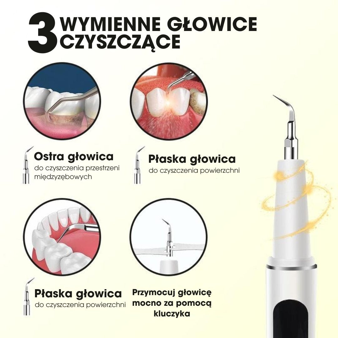 SonicSmile Pro® - Ultradźwiękowy czyścik do zębów