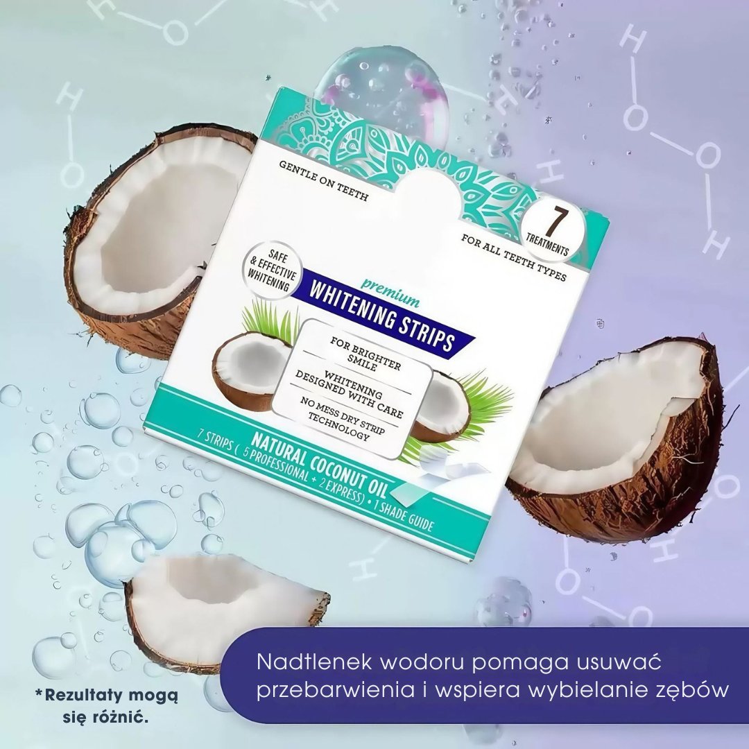 CocoSmile™ - Premium paski wybielające - 1+1 GRATIS