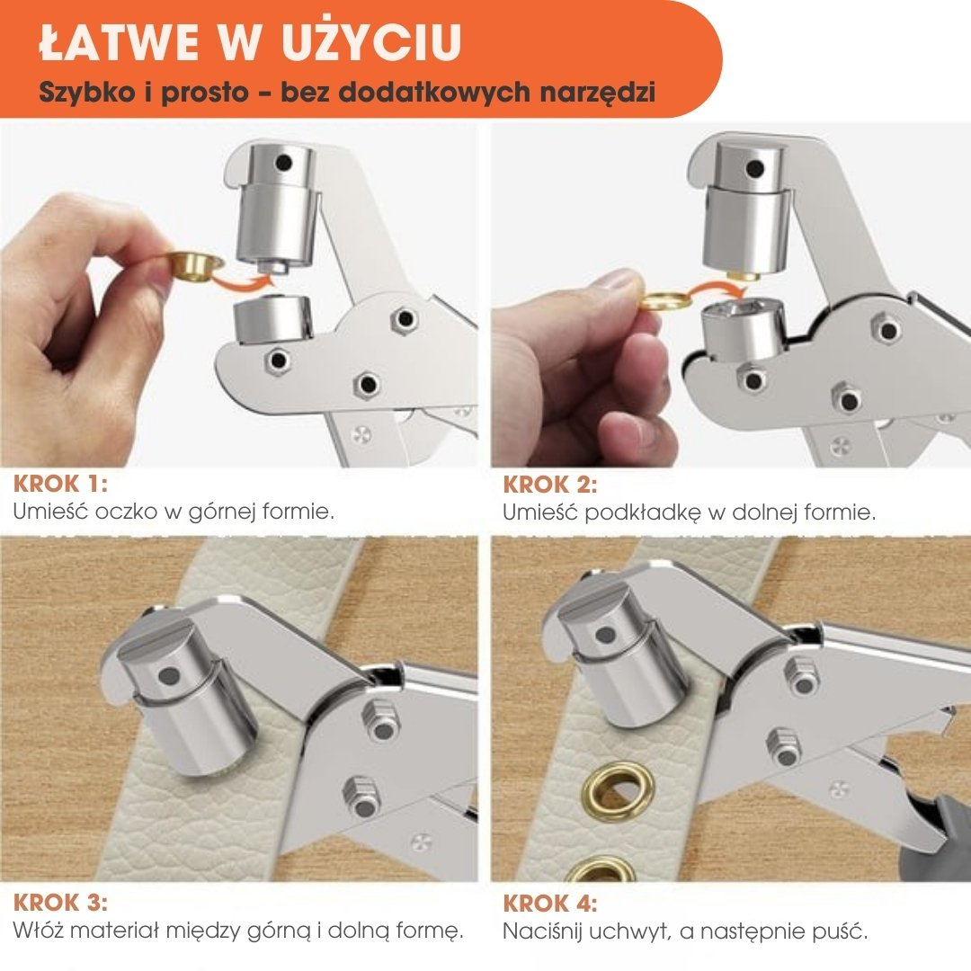 RingPress™ - Profesjonalny zestaw do oczek