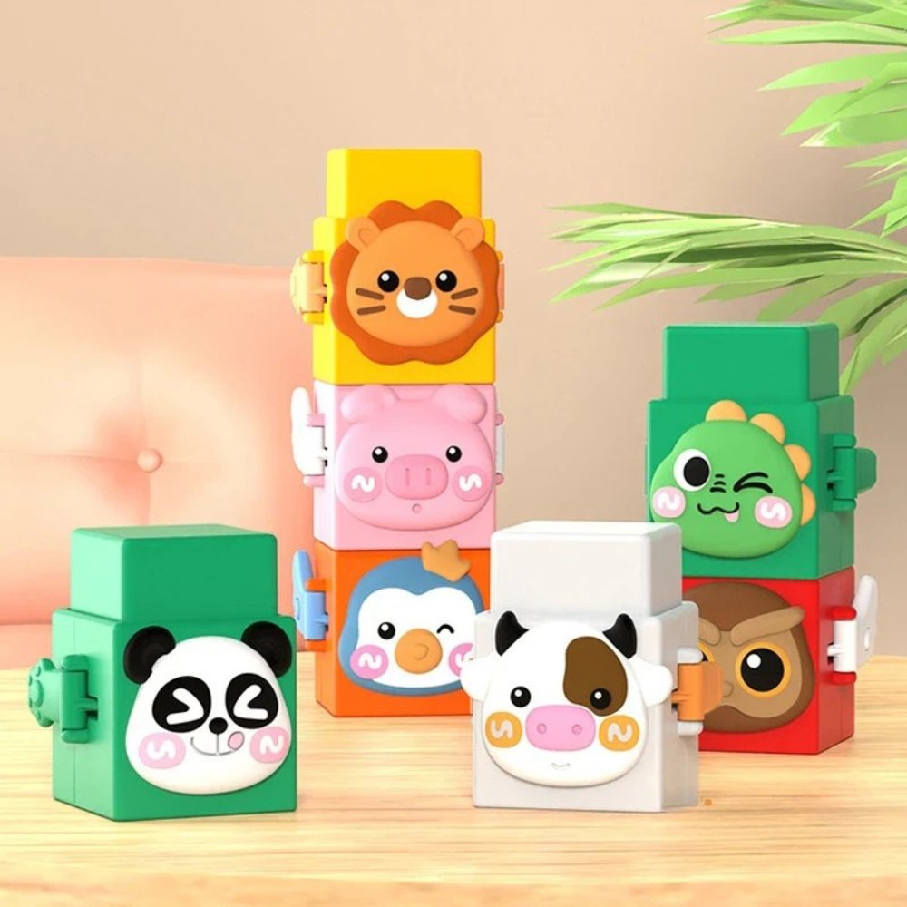 StackAnimals™ - Zwierzęca układanka do stawiania – zabawna i edukacyjna