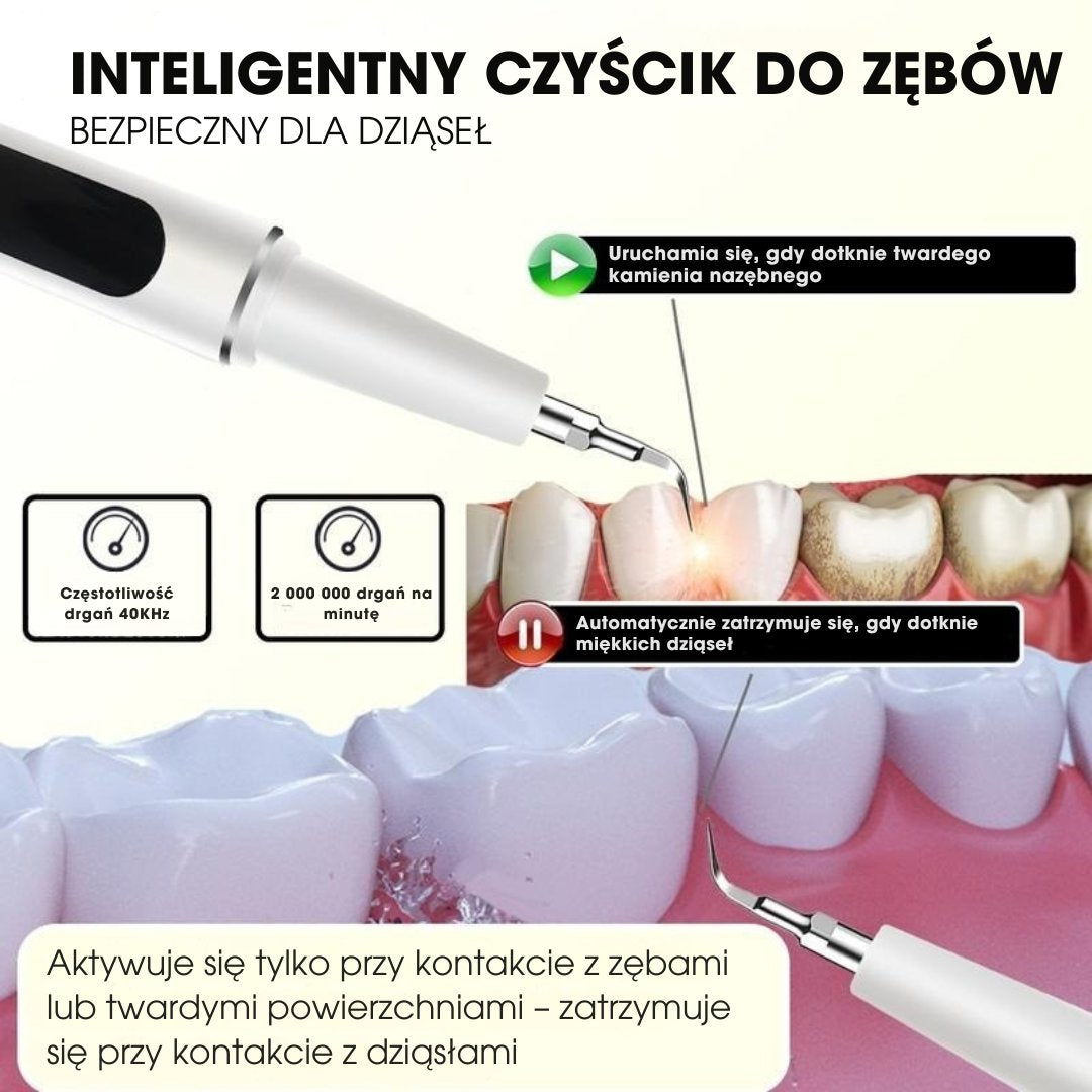 SonicSmile Pro® - Ultradźwiękowy czyścik do zębów