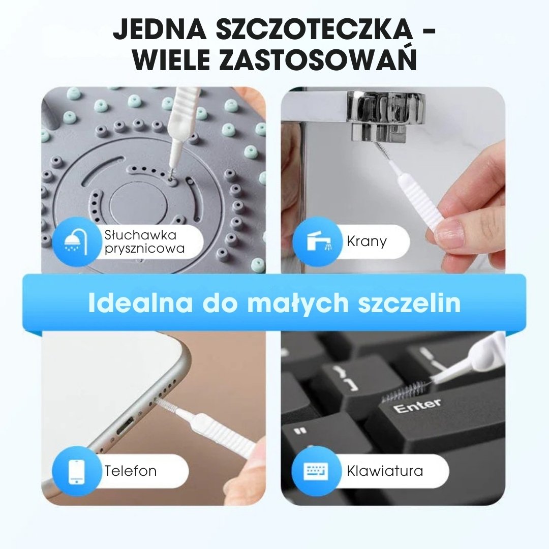 FlowBrush™ - Szczoteczka do czyszczenia słuchawki prysznicowej