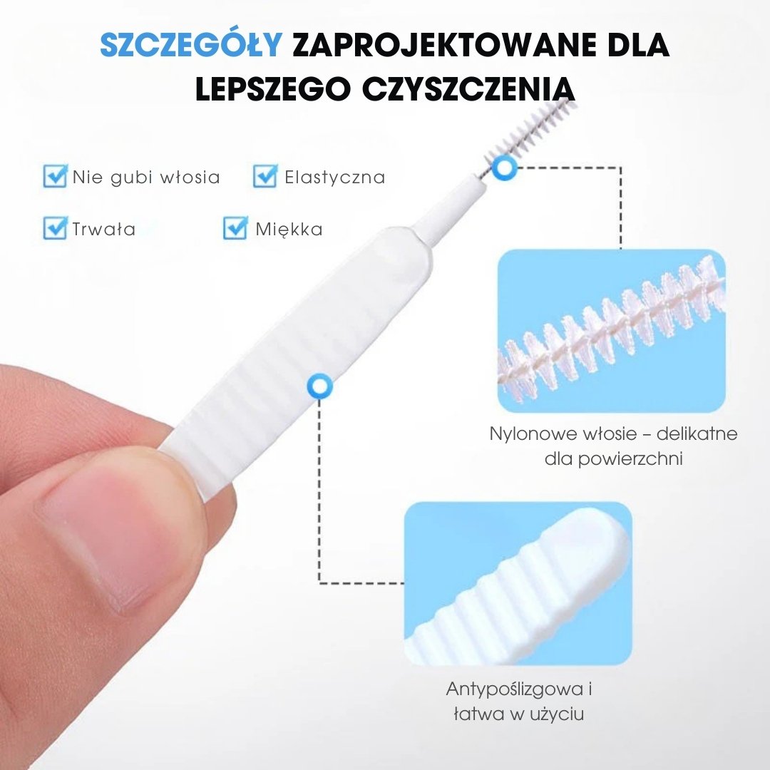 FlowBrush™ - Szczoteczka do czyszczenia słuchawki prysznicowej