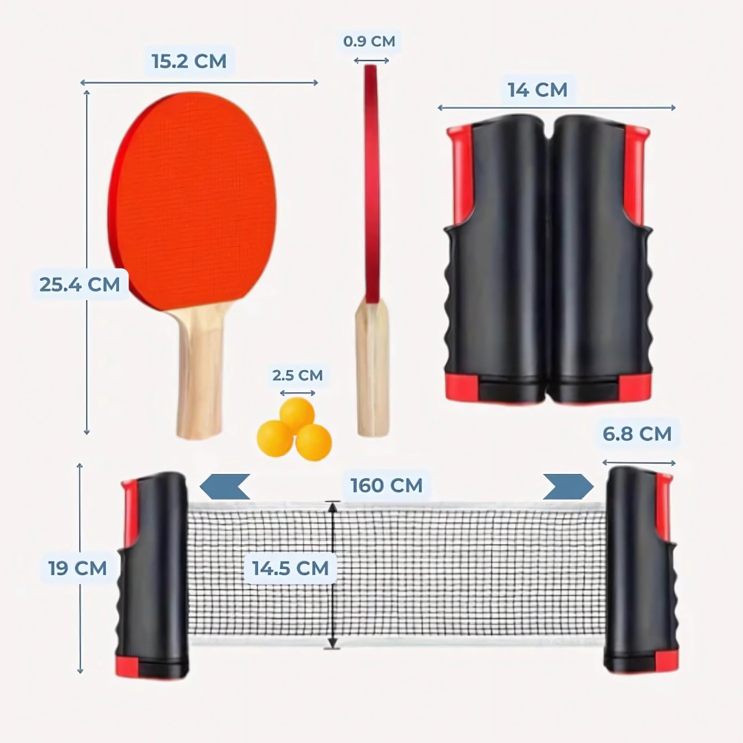 FlexNet™ - Zestaw do ping ponga