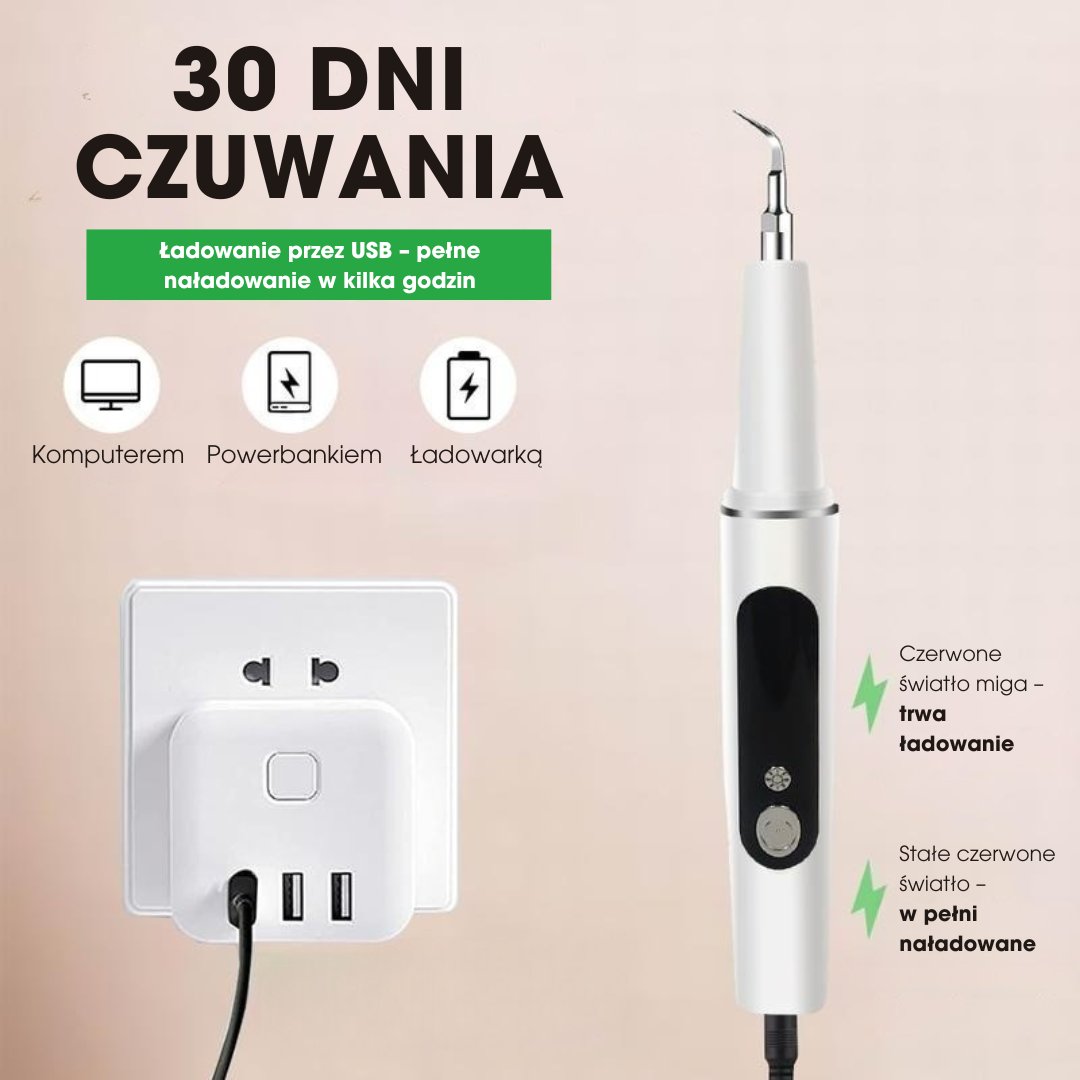 SonicSmile Pro® - Ultradźwiękowy czyścik do zębów