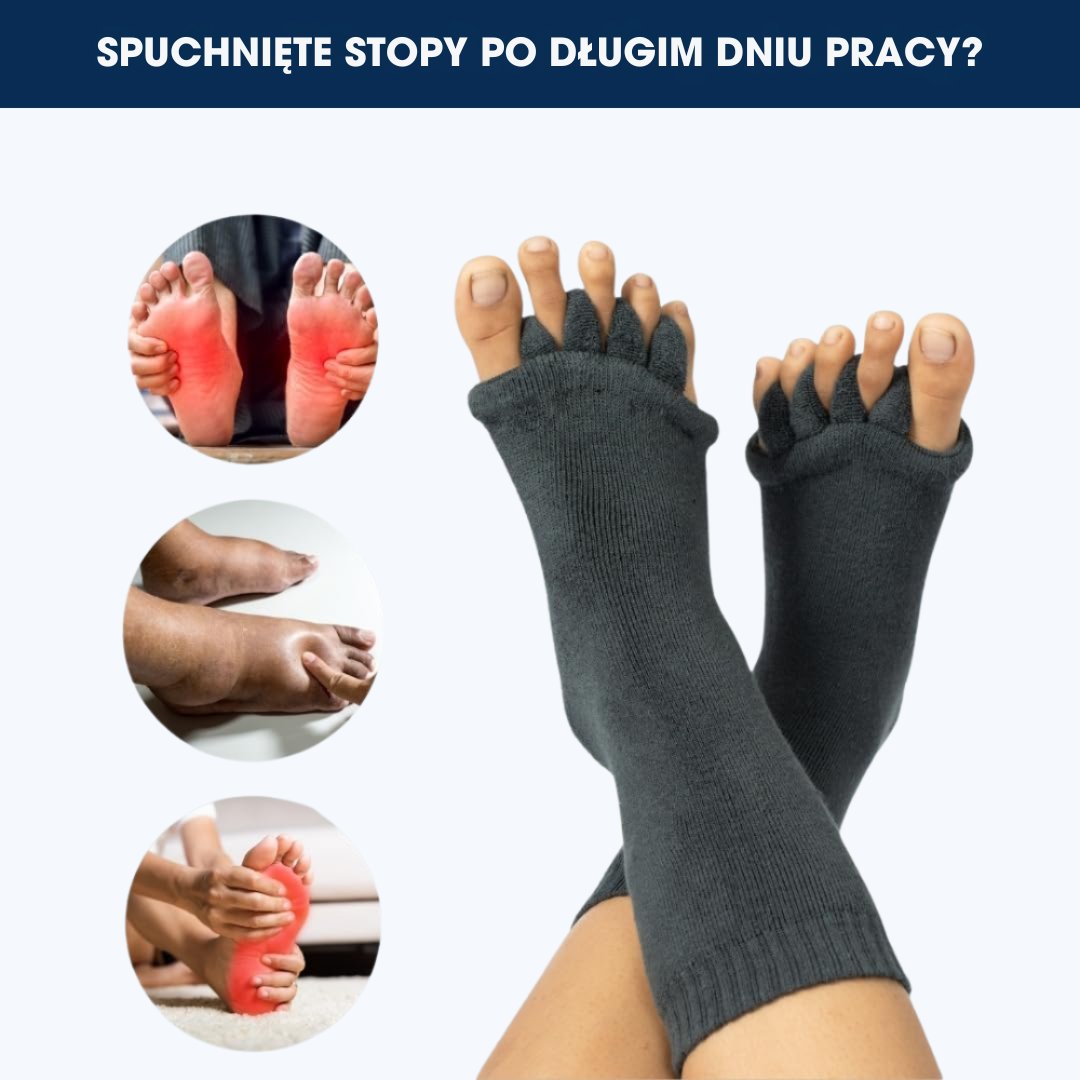 CircuSocks™ - Łagodzi ból stóp, kostek i nóg