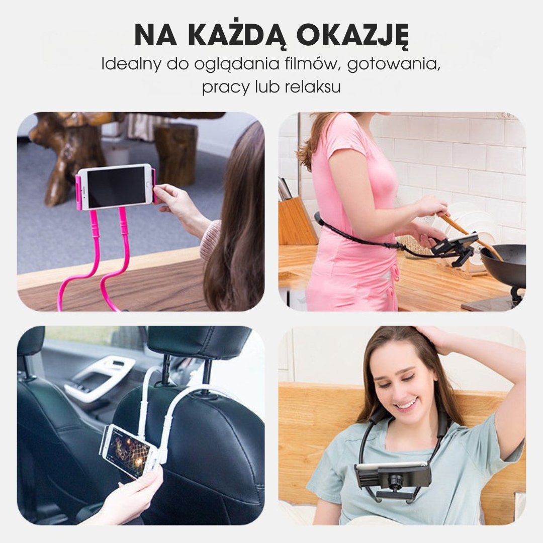 EasyView™ - Regulowany uchwyt na telefon na szyję