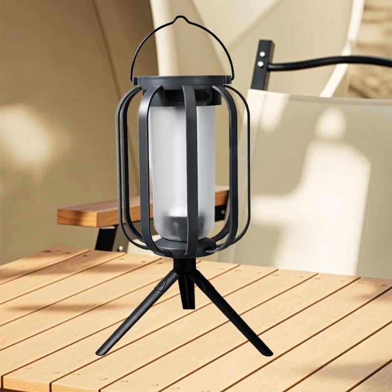 FlameGlow™ - Lampa z efektem płomienia – ładowana przez USB i energię słoneczną