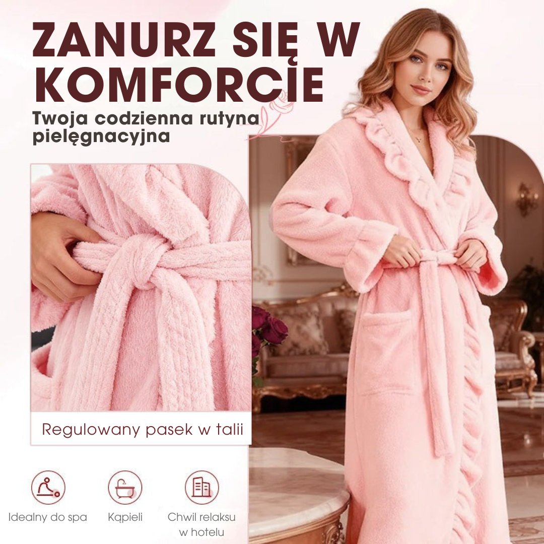 Luksusowy, ultramiękki szlafrok