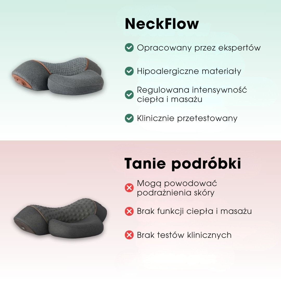 NeckFlow™ - 3-w-1 masażer szyi na migrenę