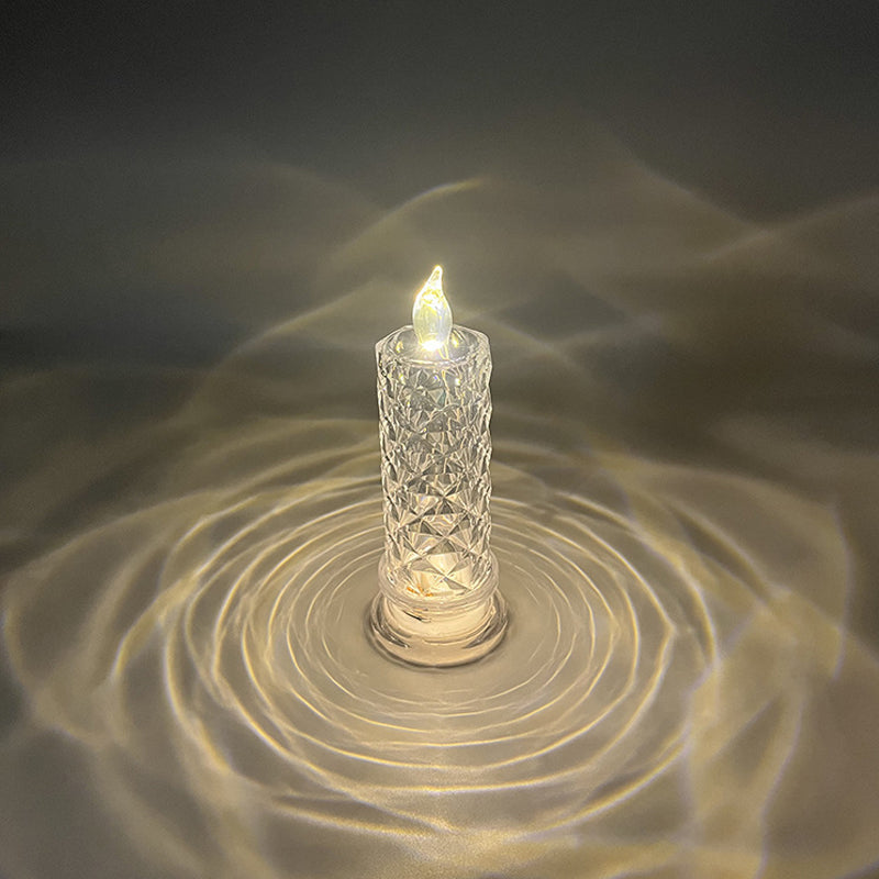 CrystalFlame™ - luksuriøs stearinlyslampe