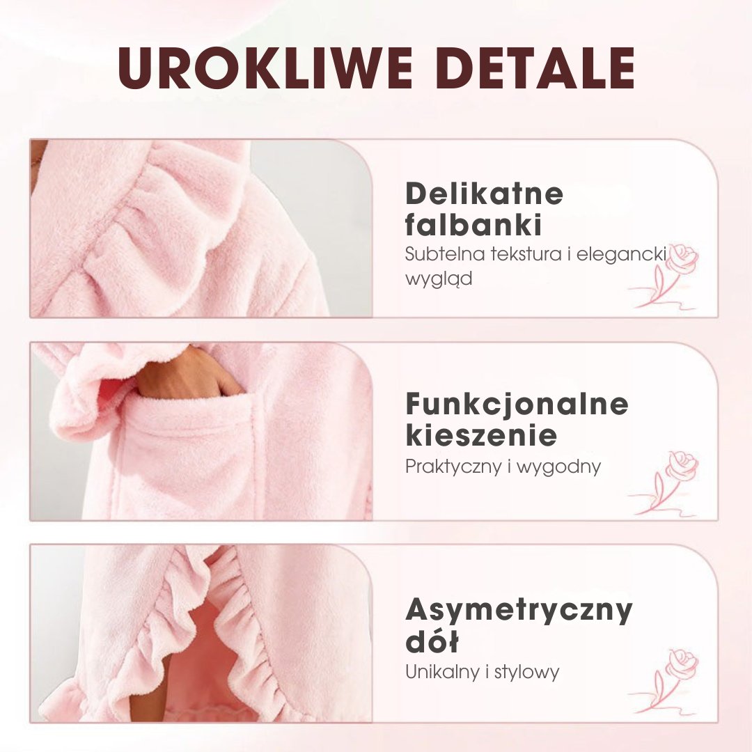 Luksusowy, ultramiękki szlafrok
