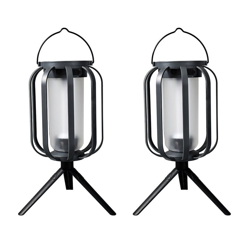 FlameGlow™ - Lampa z efektem płomienia – ładowana przez USB i energię słoneczną