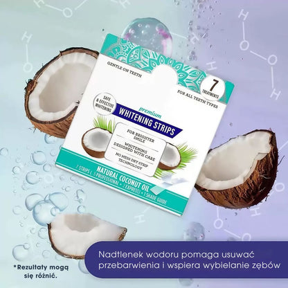 CocoSmile™ - Premium paski wybielające - 1+1 GRATIS