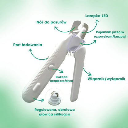 Trimzy™ - 2-w-1 obcinacz i szlifierka do pazurów dla psów i kotów