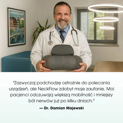 NeckFlow™ - 3-w-1 masażer szyi na migrenę