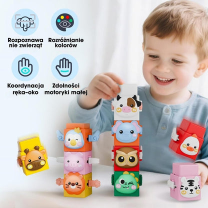 StackAnimals™ - Zwierzęca układanka do stawiania – zabawna i edukacyjna