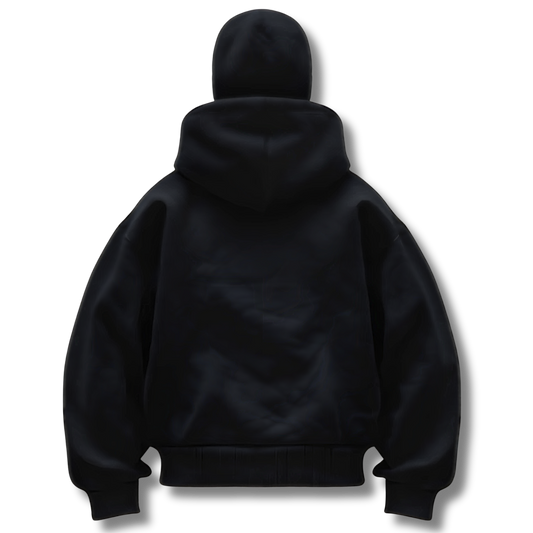 Anti-Social Hoodie - Bluza z kapturem, zamkiem i zintegrowaną maską – Unisex