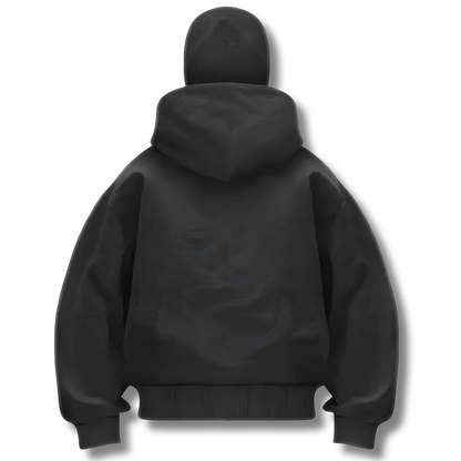 Anti-Social Hoodie - Bluza z kapturem, zamkiem i zintegrowaną maską – Unisex
