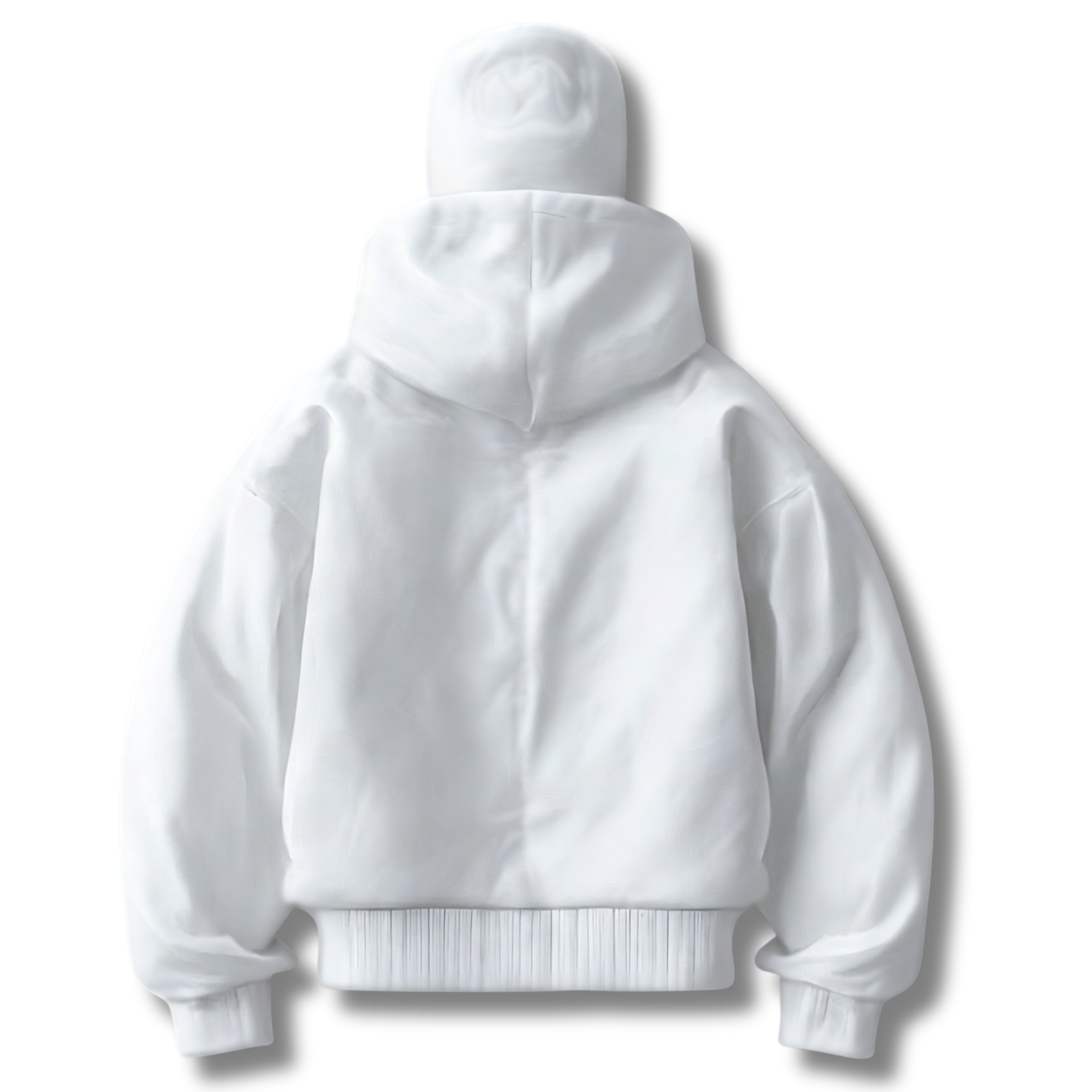 Anti-Social Hoodie - Bluza z kapturem, zamkiem i zintegrowaną maską – Unisex