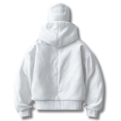 Anti-Social Hoodie - Bluza z kapturem, zamkiem i zintegrowaną maską – Unisex